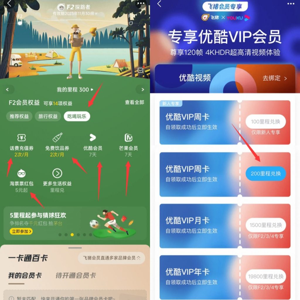 图片[3]-支付宝领飞猪会员白嫖优酷和芒果TV会员 - 日出资源网-日出资源网