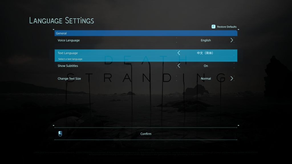 图片[4]-“死亡搁浅”设置中文教程 - 日出资源网-日出资源网